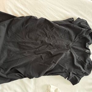 Black V-Neck Maternity T-Shirt